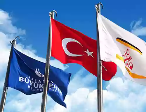 Firma Logolu Bayrak